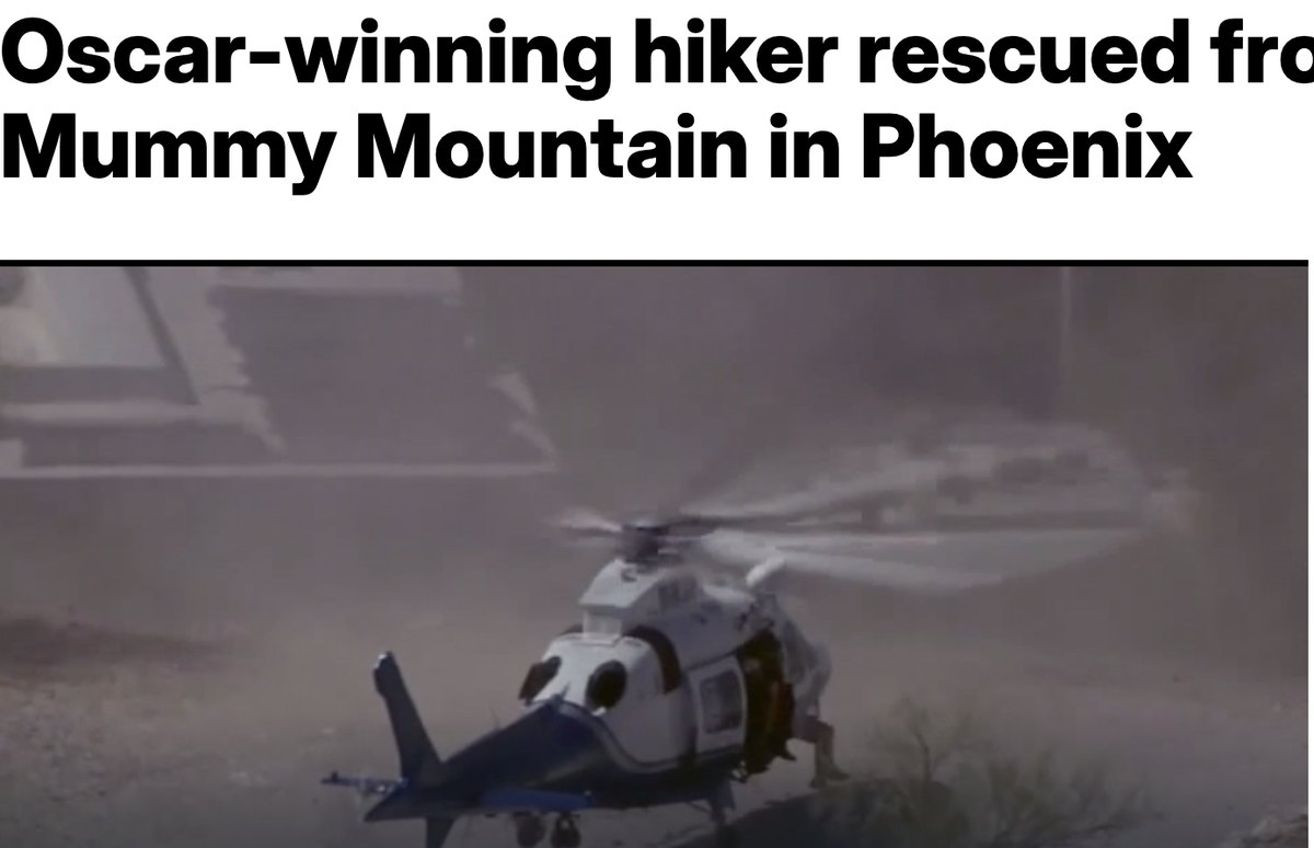 Phoenix Fire helicopter on the building pad at 5850 E Glen Drive, Paradise Valley